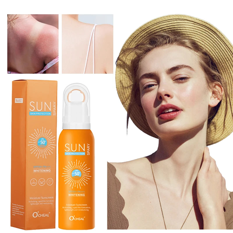 O‘cheal 150ml Sunscreen Spray Anti-aging Anti Wrinkle Moisturizing Whitening Sunscreen Spray Facial Body Neck Skin Care Cream Oasis Select Default Title