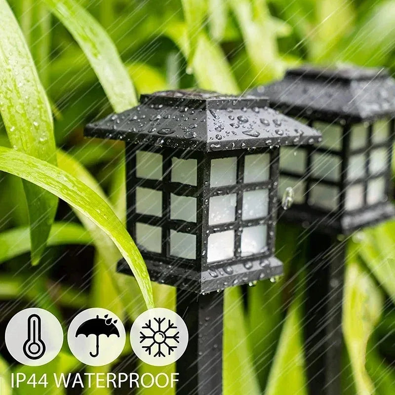 Solar LED Pathway Lights Outdoor IP65 Waterproof Garden Stake