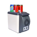 Electric Car Refrigerator 6L 12V Mini Freezer Car Freezer Cooler and Warmer Electric Fridge Portable Icebox Travel Refrigerator Oasis Select 6L 12V WHITE