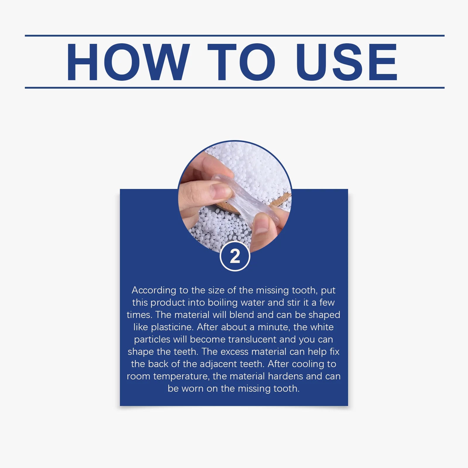 Moldable Dental Cement – Fill, Shape & Repair Teeth at Home