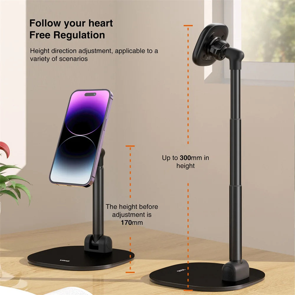 MAMEN Magnetic Phone Stand – MagSafe Desk Holder iPhone 12–15