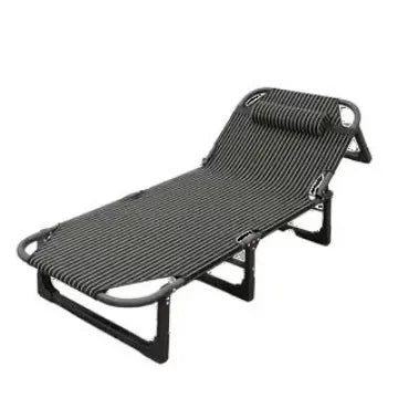 Folding bed single household simple lunch break office adult march outdoor small bed escort recliner sturdy and durable Oasis Select