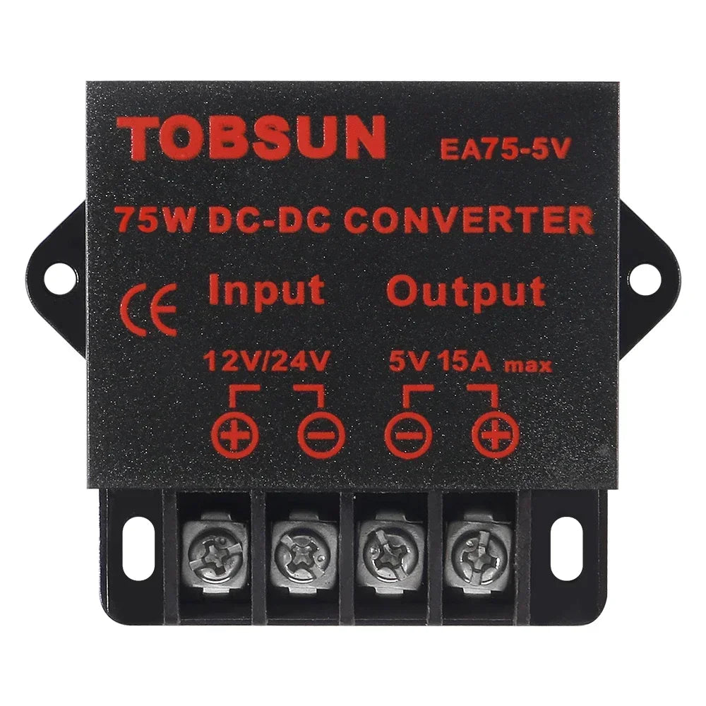 12V/24V to 5V 5A 15AMP 3A 10A 24V to 5V 12V to 5V 15A Car Step Down Reducer DC Converter Voltage Regulator for Car Oasis Select 12V 24V TO 5V 15A