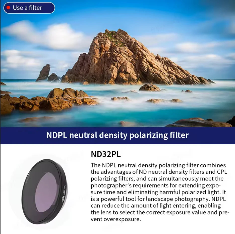 Insta360 GO Ultra Lens Filters – UV CPL ND Star Optical Glass