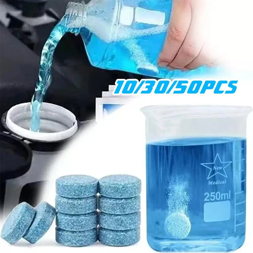 All-Season Car Windshield Washer Concentrated Clean Tablets Solid For Car Room Kitchen Window GlassToilet Cleaning Tablet Oasis Select