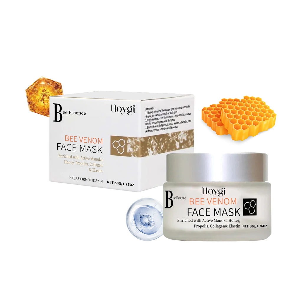 Propolis Facial Mask Moisturizing Brightening & Pore Purifying Soothing Bee Venom Firming Skin Facial Care Mask Nourishing Oasis Select 1Pcs