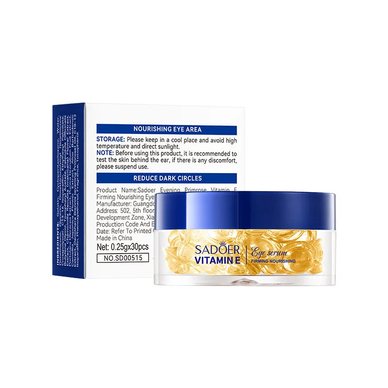 Sadoer Evening Primrose Vitamin E Firming Eye Serum Capsules