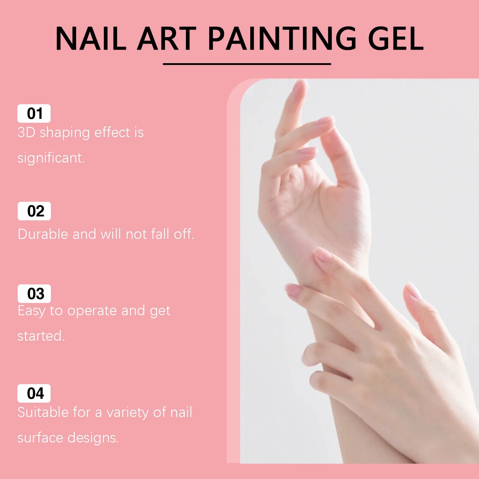 Clear Jelly Nail Glue – Quick-Dry & Invisible for Nail Art