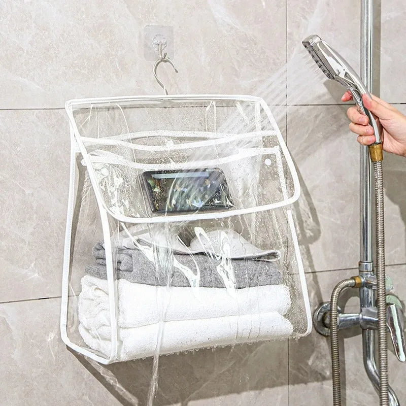 Waterproof Hanging Bathroom Storage Bag – Transparent PVC Bathroom Storage Bag Oasis Select