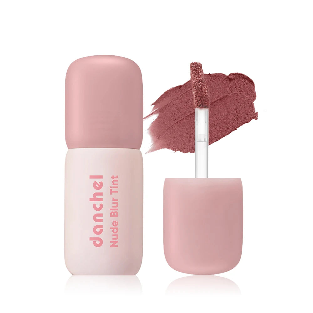 10 Shades Nude Blurring Lip Tint 2-in-1 Lightweight Long-Lasting Non-sticky Velvet Lip & Cheek Blush Lipgloss Daily Cosmetics Oasis Select Color 9