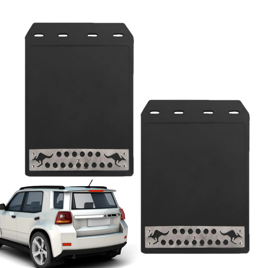 2-Piece Car Mudguard Mud Flaps Heat-Resistant Car Splash Guards Trucks Mud Guards Waterproof Rear Mud Flaps Vehicle Protection Oasis Select