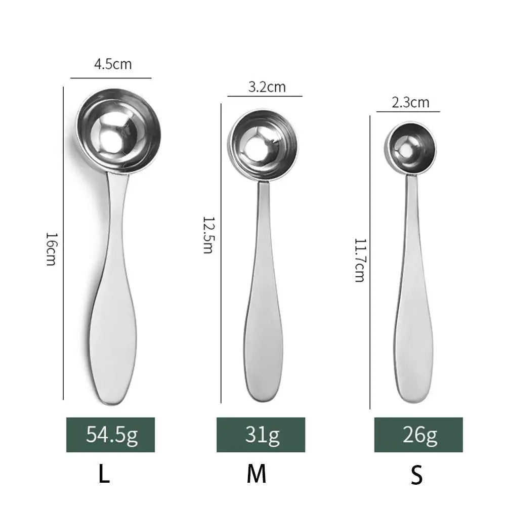 Stainless Steel Coffee Spoon Multi-functional Juice Milk Powder Tea Dessert Spoon Tableware Long Handle Stirring Spoon Oasis Select