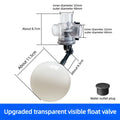 Automatic Float Valve for Water Tank Shut Off Supply ABS Material Control Adjustable Water Level for Pool Pond Fish Tank Water Oasis Select Transparent version