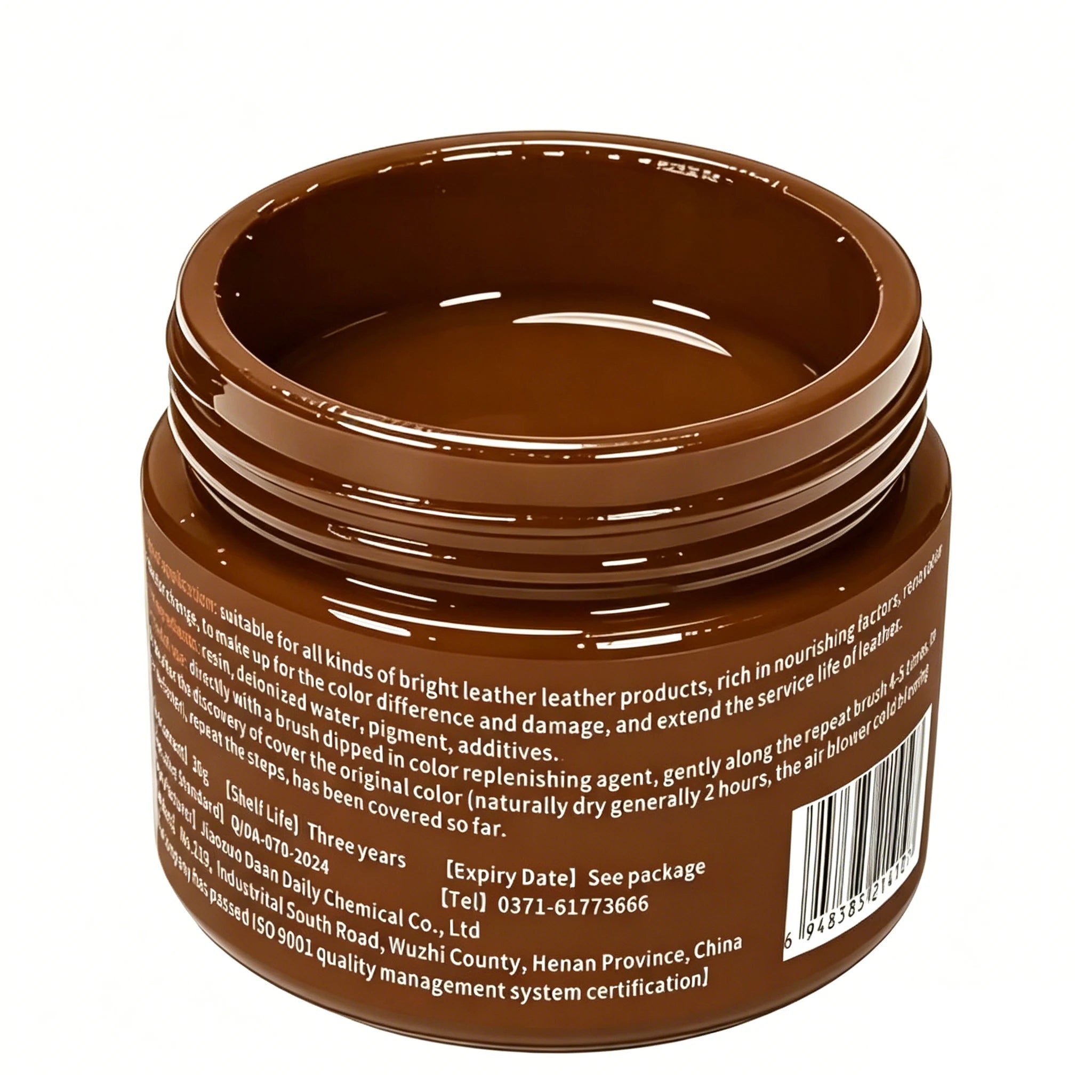 Leather Recoloring Balm – Brown Dye for Shoes, Bags & Furniture