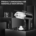 Portable Small Vacuum Cleaner for Multi Purpose Vehicles, Household Pump, Handheld Car Vacuum Cleaner Oasis Select black