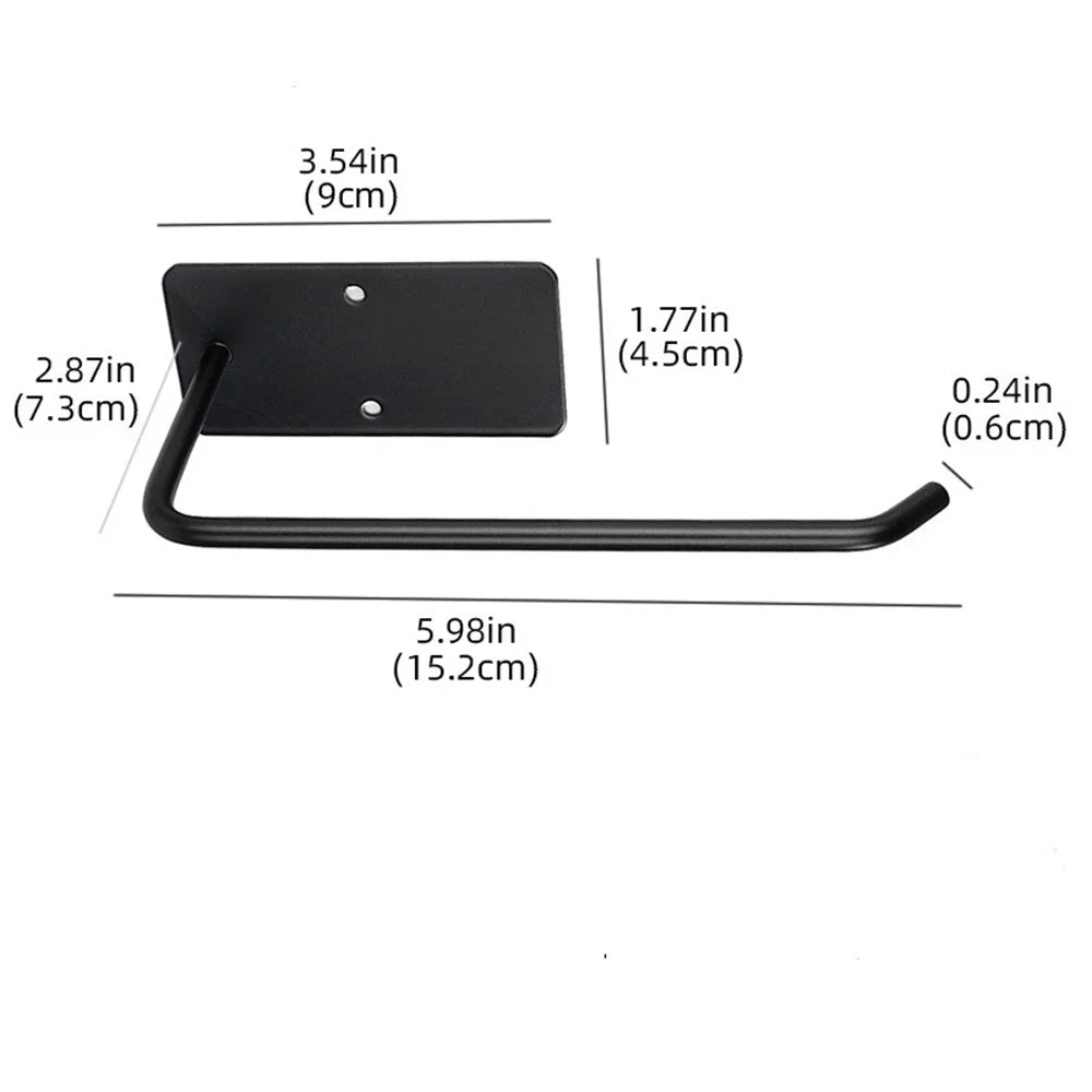 No Punching Baseball Cap Hat Rack Wall Mounted Casual Hat Clothing Jewelry Storage Hook Bathroom Kitchen Bedroom Storage Rack Oasis Select Black
