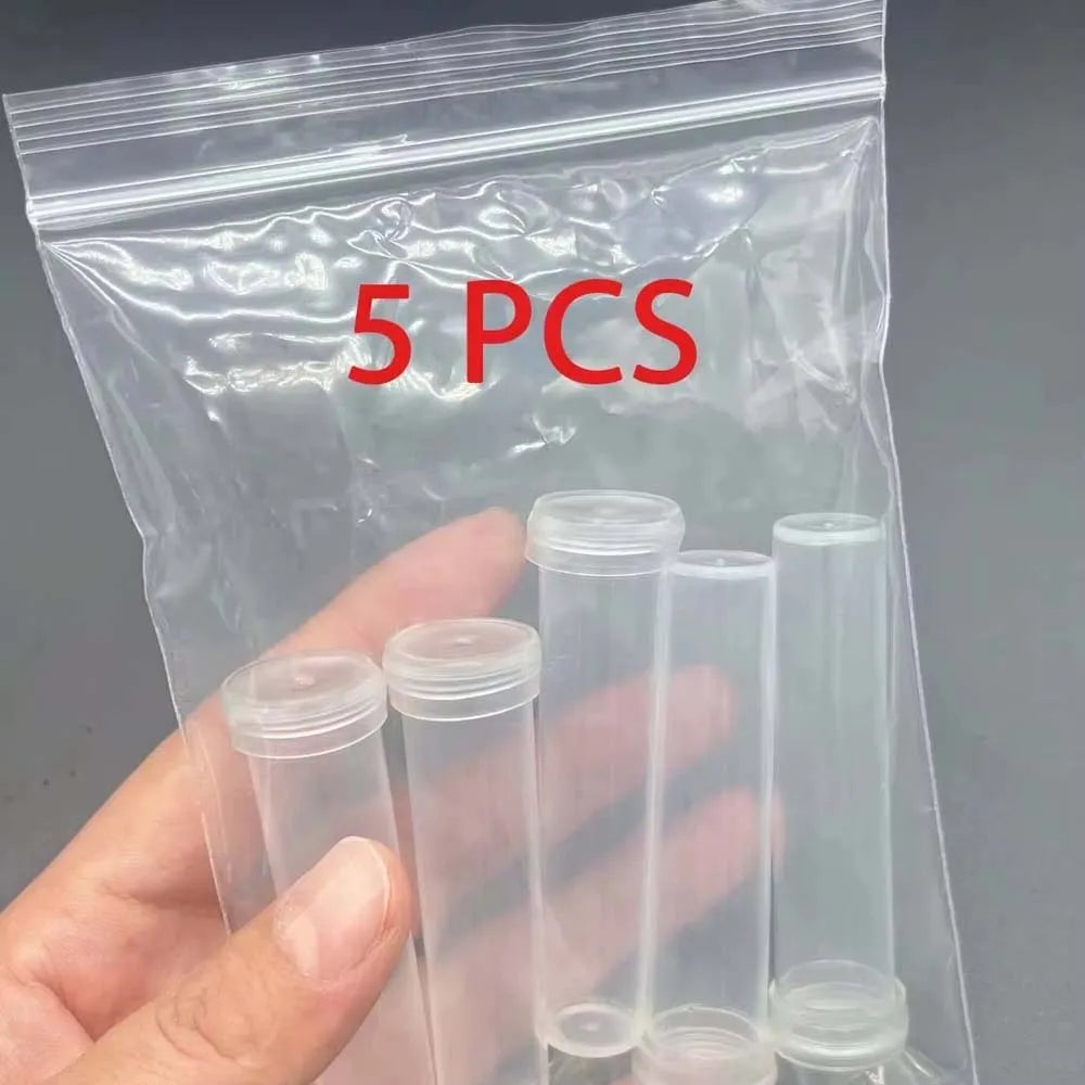 5/10/20pcs Floral Water Tubes Plastic Transparent Water Flower Water Tubes Roses Fresh Flowers Florist Nutrition Flower Oasis Select 5PCS