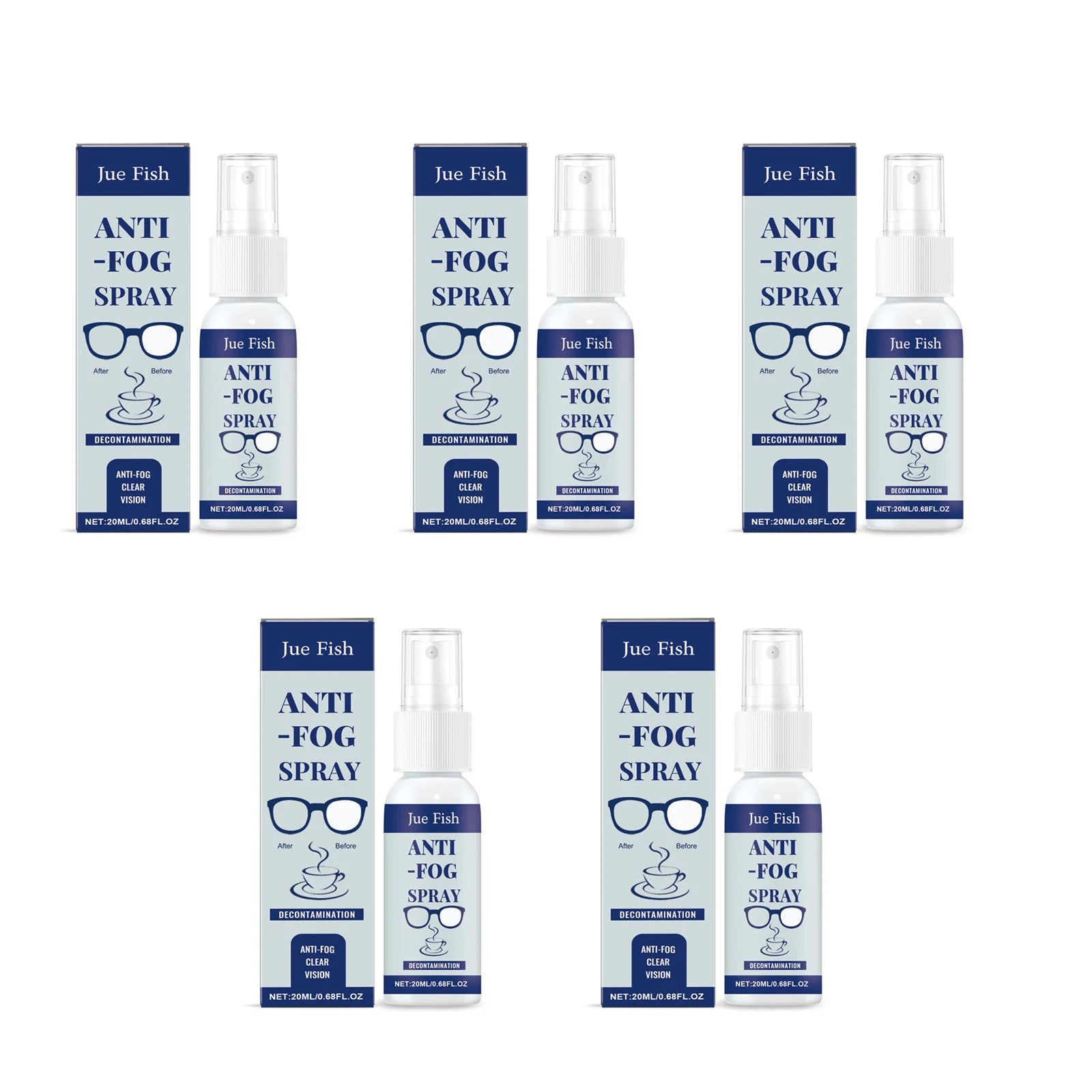Eyeglass Cleaning Fluid Anti Fog Glasses Cleaning Lenses Remove Scratches Fingerprint Clear Vision Waterproof Portable Defogger Oasis Select 100ml boxed