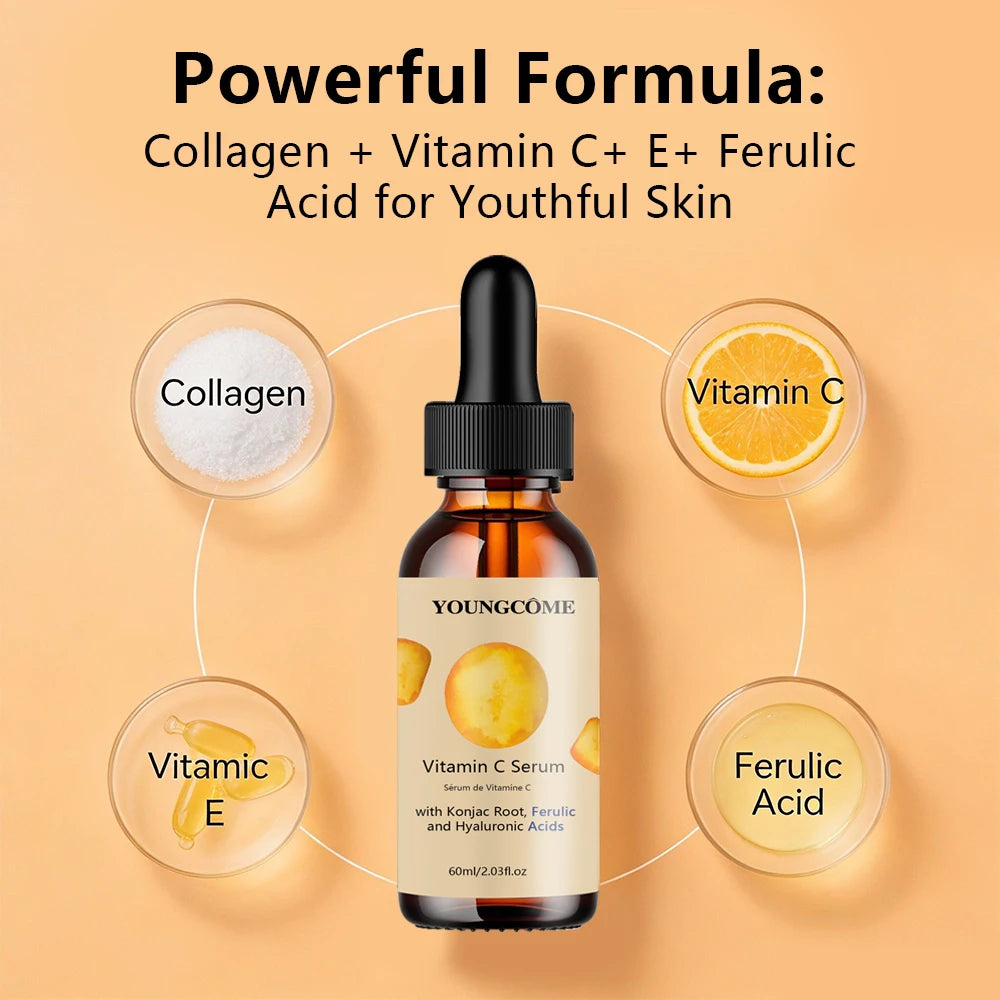 Vitamin C & Hyaluronic Acid Face Serum – All Skin Types 40/60ml