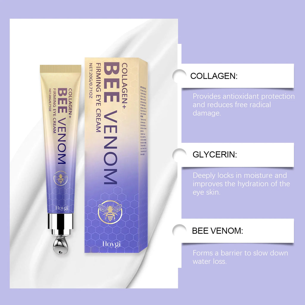 Hoygi Retinol & Bee Venom Eye Cream – Wrinkles & Dark Circles Anti-Aging Eye Cream Oasis Select