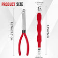 2Pcs Automotive Electrical Connector Disconnect Pliers Set Fuel Line Separator Wire Harness Angled Wire Cutter Removal tools Oasis Select 2Pcs