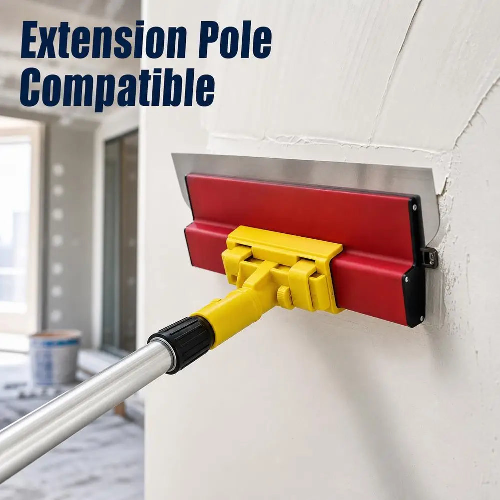 Clip-on Connector for Skimming Blade Putty Trowel Adjustable Adapter Handle Attachment for Drywall Finishing Tool Oasis Select