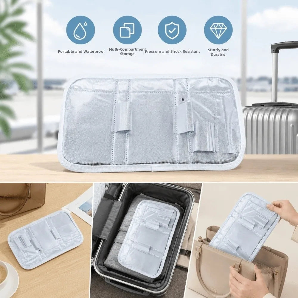 Foldable Aluminum Foil Insulin Cooling Bag | Travel Cooler
