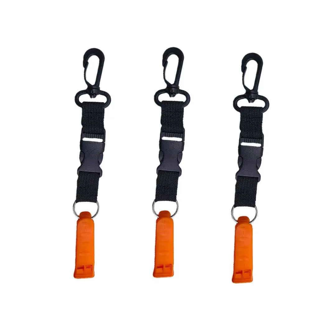 Outdoor Sports Backpack Emergency Whistle with Snap Hook for Camping Hiking Kayak Marine Boat Oasis Select Typ2 3pcs