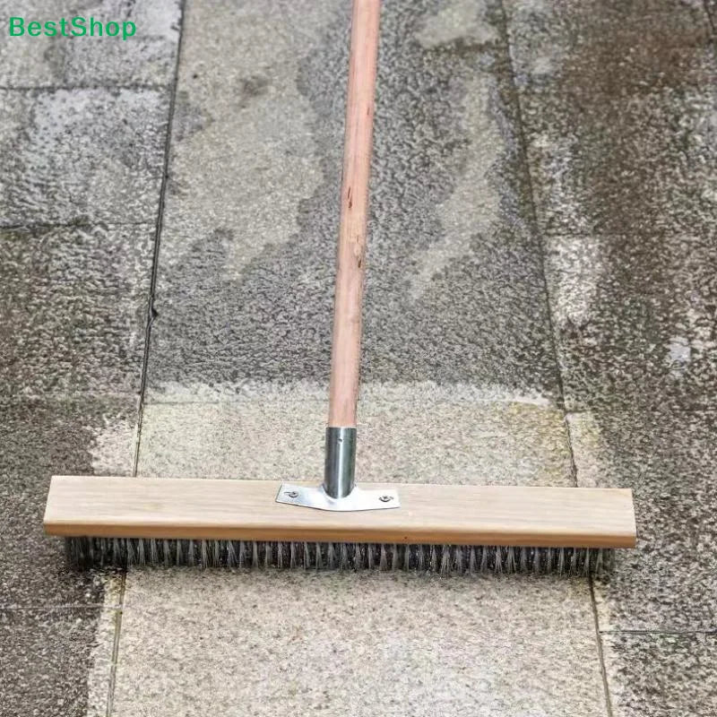 Stainless Steel Wire Brush Set | 3 Sizes, Wooden Handle