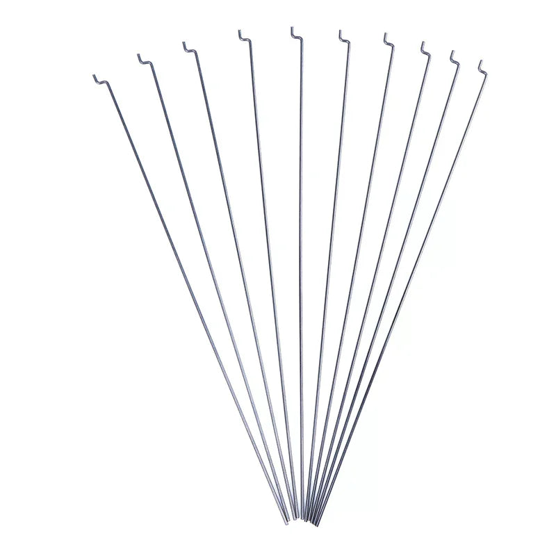10Pcs Z-type Steering Gear Lever Pull Rod Servo Lever Dia 1.2mm Length 20cm Oasis Select