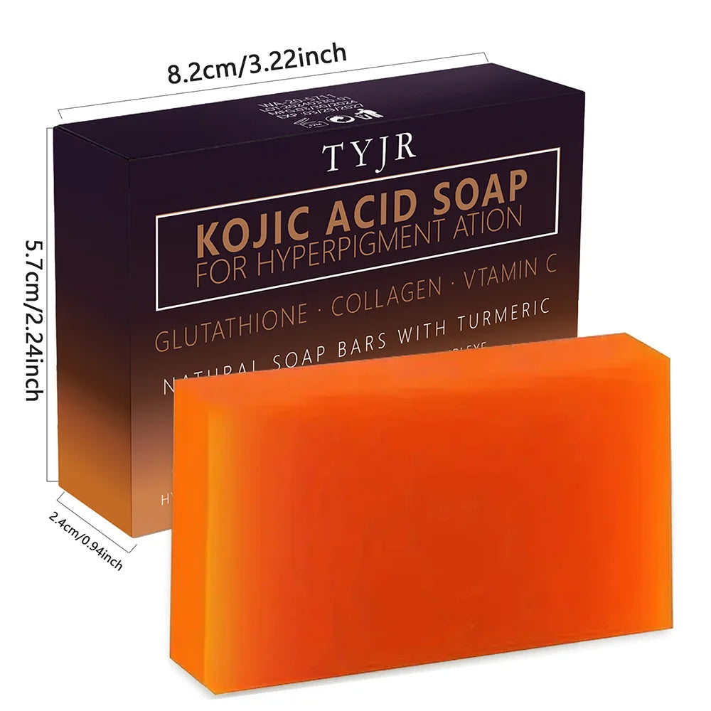 Turmeric Kojic Acid Soap Massage Soap Handmade Soap for Face and Bath for Deep Cleansing, Exfoliation, Body Moisturizing Oasis Select