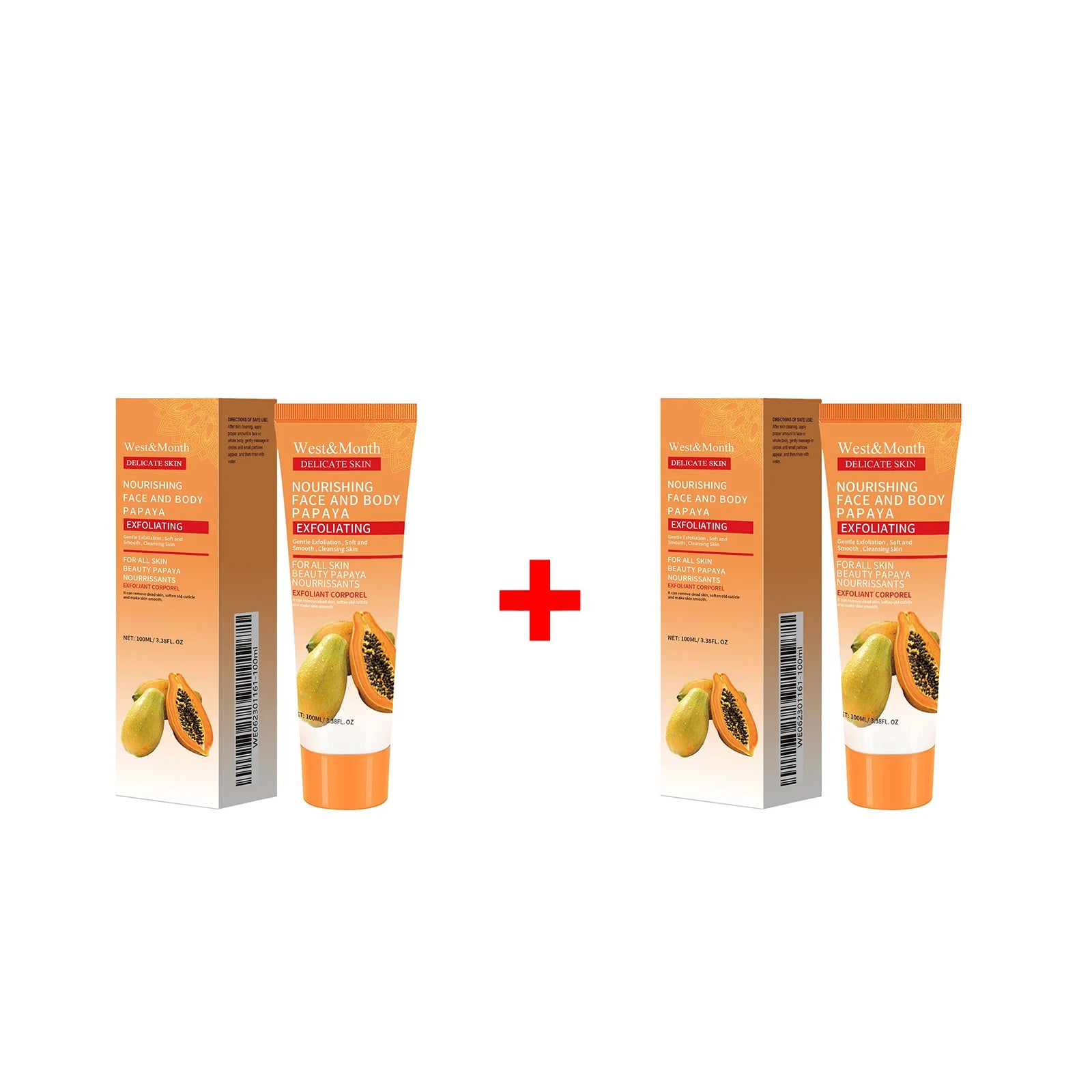 Papaya Exfoliating Gel – Brightening Face & Body Scrub