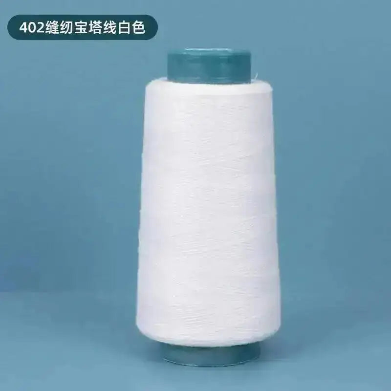 Stitching Sewing Hand Machines Industrial To Sewing Thread Supplies 2500Yards 402 Oasis Select White
