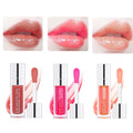 3pcs/set Lip Glaze Mirror Water Long-lasting Waterproof Crystal Jelly Oil Lip Tint Moisturizing Non-stick Cup Lip Glow Oil Care Oasis Select 3colors