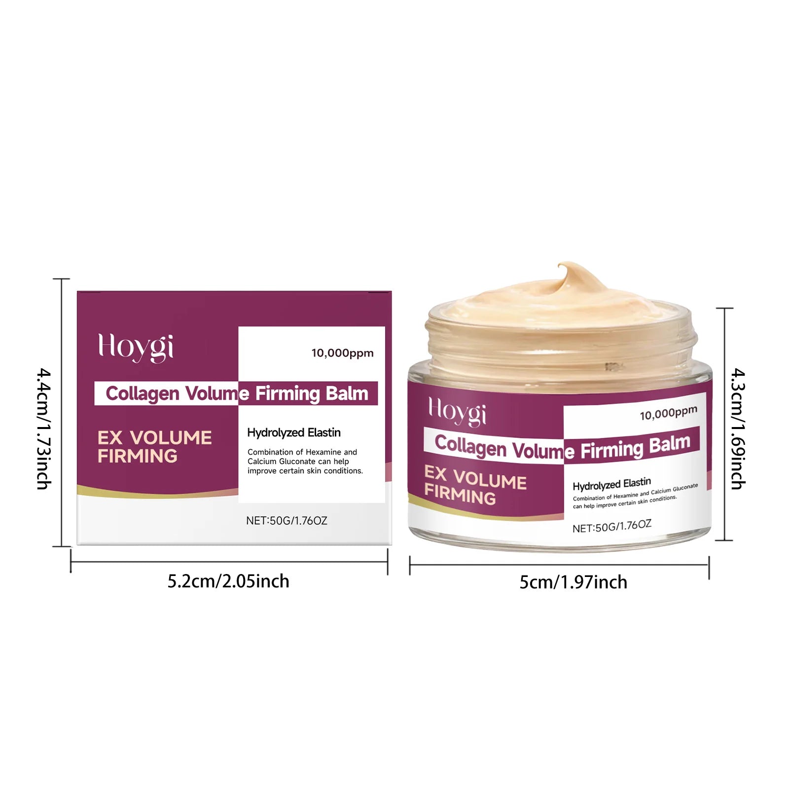 Calcium Collagen Firming Face Cream Skin Tightening Hydration Smooth Texture Lifting & Elasticity Face Cream for Sagging Skin Oasis Select