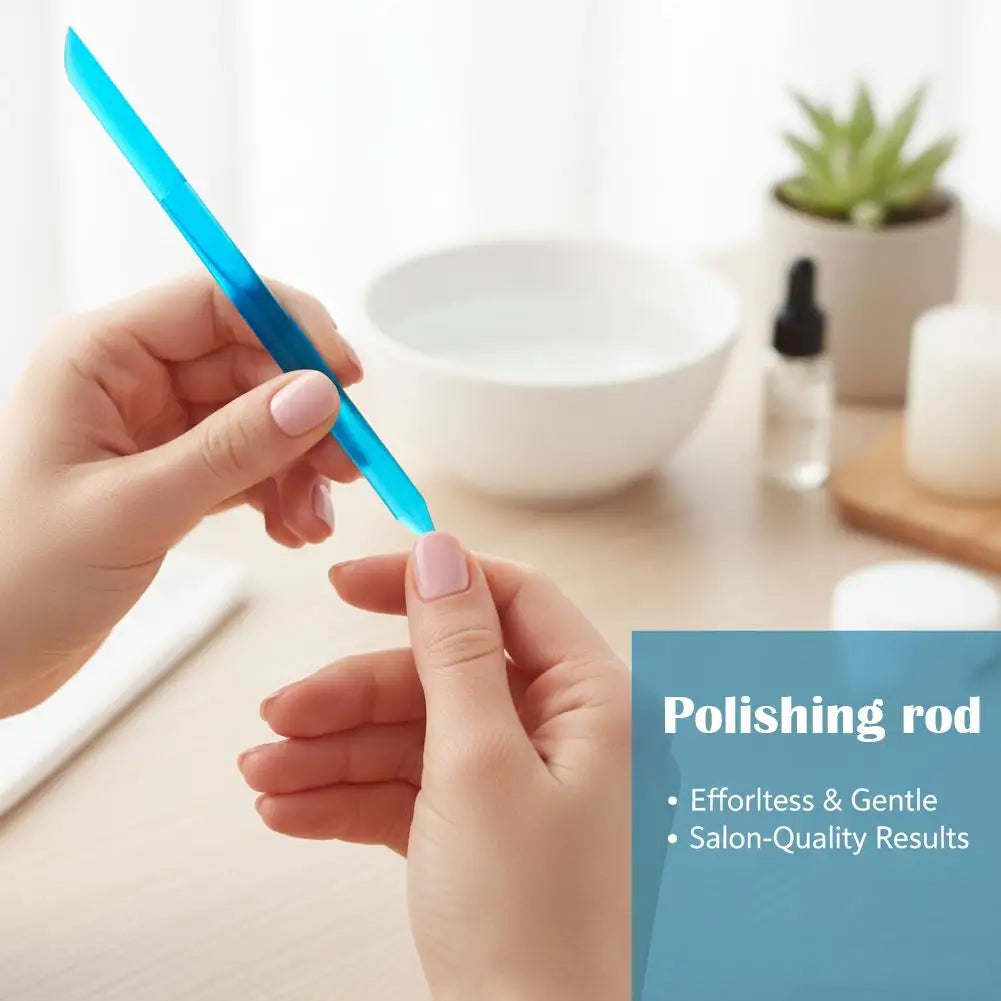 Crystal Glass Cuticle Pusher – Dual-Ended Reusable Nail Tool Cuticle Pusher Tool Oasis Select
