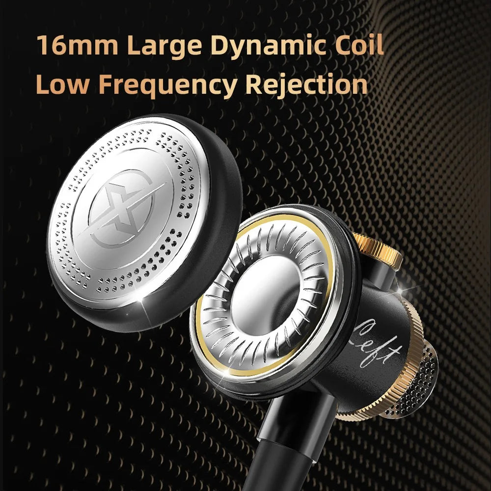 D08 Metal HIFI Heavy Bass Headset 3.5MM/Type-C Digital Chip With Mic In-Ear Wired Headphones Music Sports For Samsung Android Oasis Select