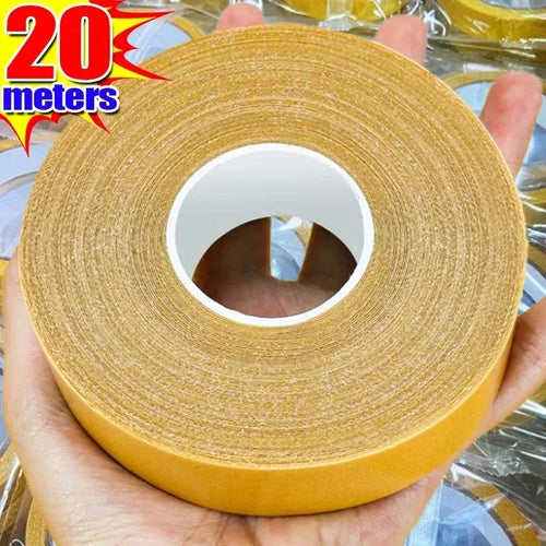 20m Double-Sided Carpet Tape – Waterproof Strong Fiber Mesh Double-Sided Tape Oasis Select