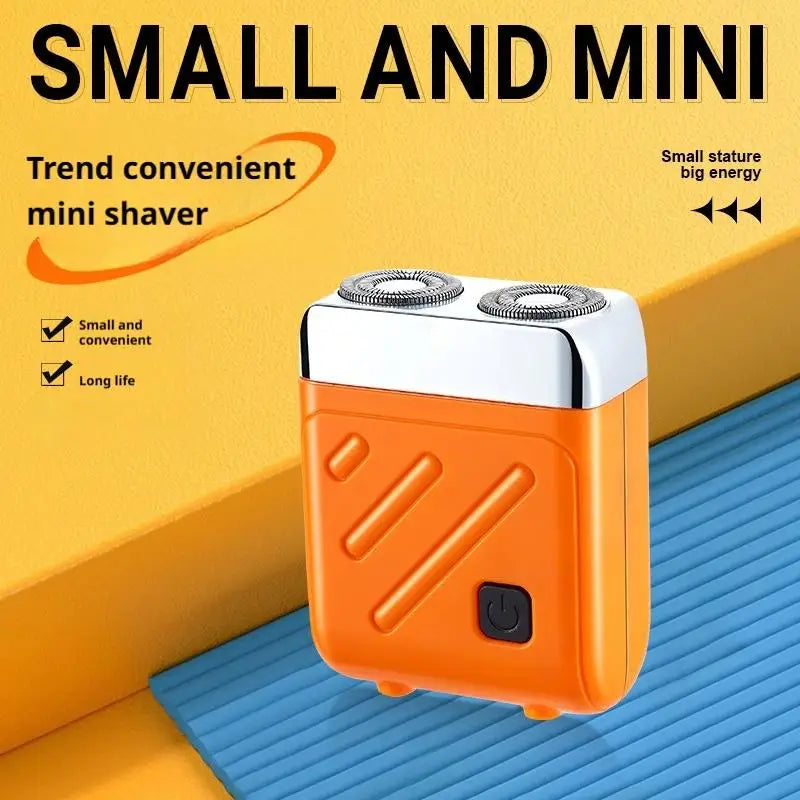 Electric Razor For Men, Portable Mini Rotary Dual Ring Electric Shaver, USB Rechargeable Shavers Razor With Waterproof Wet/Dry Oasis Select