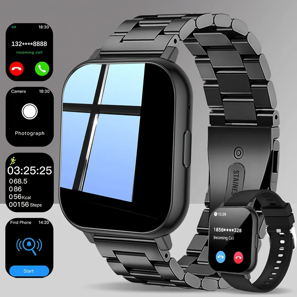 ERUN Premium Smart Watch – Multi-Sport, Call & Music Control