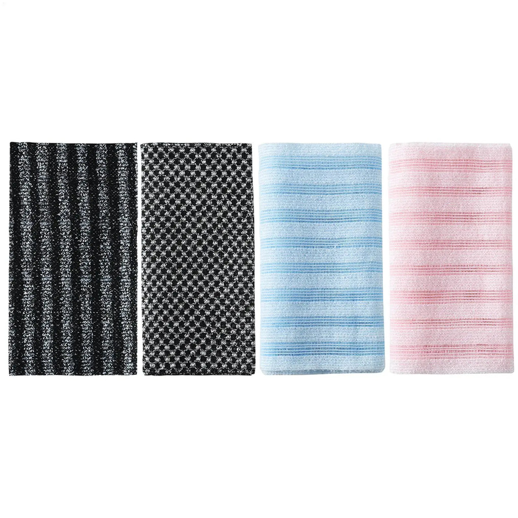 Exfoliating Body Scrubber Back Scrubber for Shower Bath body Scrub Wash Cloth Exfoliating Washcloth Towel Body Cleaning Tool Oasis Select