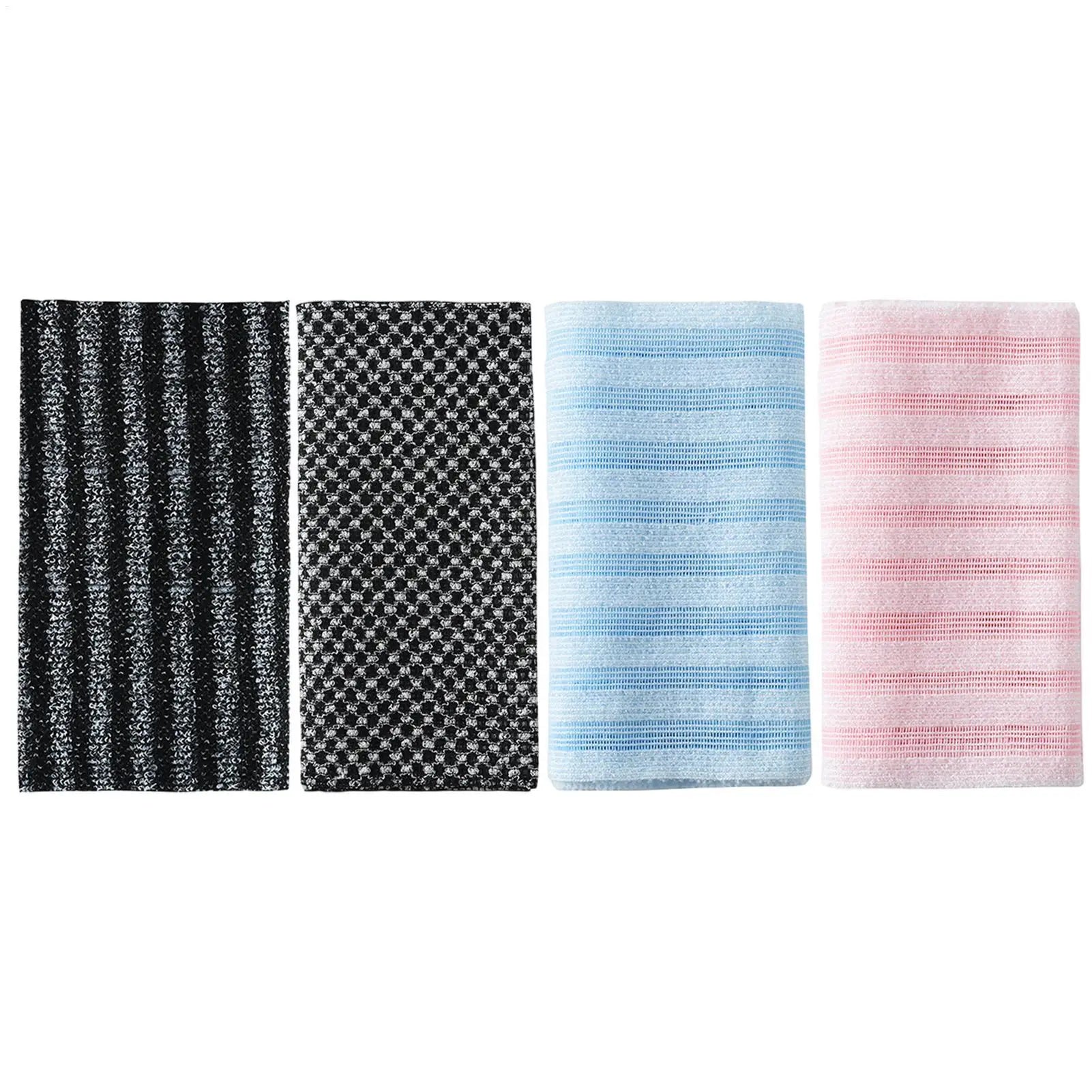 Exfoliating Body Scrubber Back Scrubber for Shower Bath body Scrub Wash Cloth Exfoliating Washcloth Towel Body Cleaning Tool Oasis Select