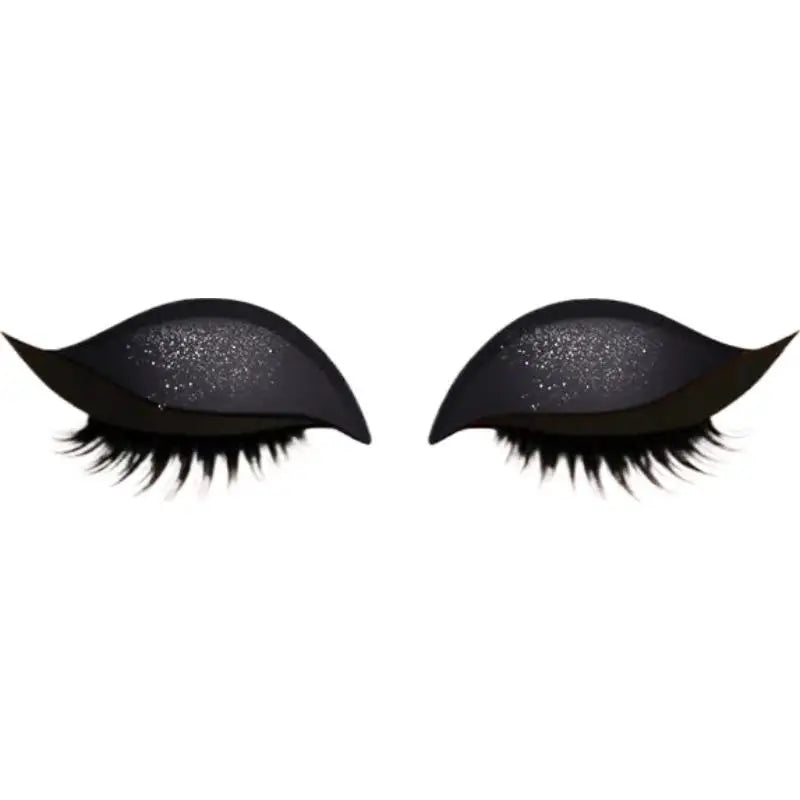 1Pair Lazy Eye Shadow Eyelash Patch Comfortable And Fit Design Eyeshadow Eyelashes Long-lasting Waterproof Sweat-proof Makeup Oasis Select C