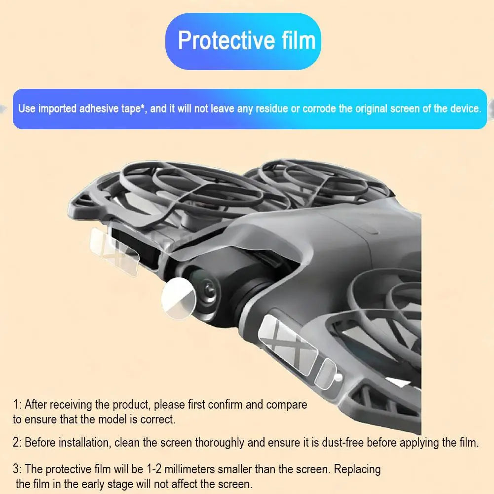 DJI Neo 2 Screen Protector – HD Anti-Scratch Film Kit