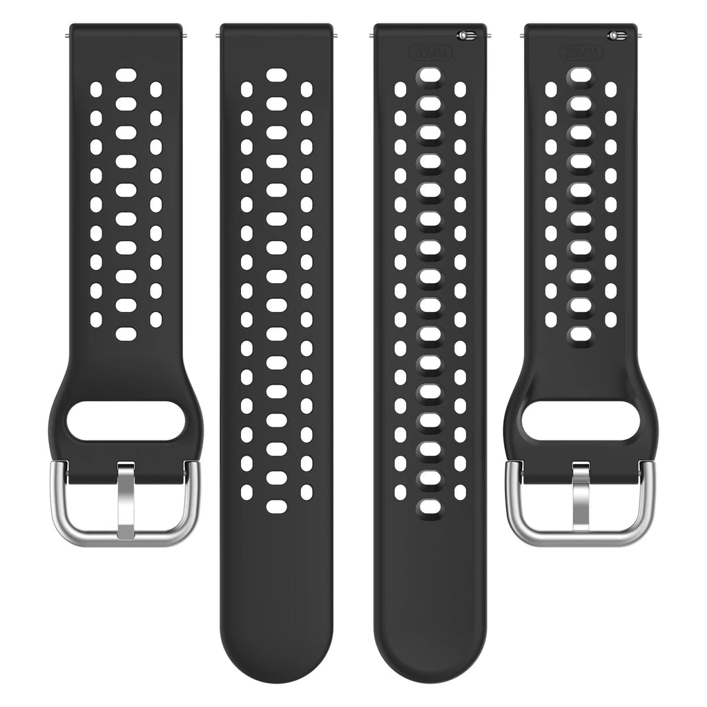 Silicone Strap for Amazfit Active 2 – Breathable 20mm Band Smartwatch Band Oasis Select