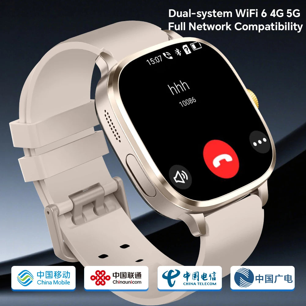 New Android 13.0 Cellular Version Smart Watch 5G LTE Smartwatch With 2.4inch Amoled Screen Sim Card Slot Google Play Store GPS Oasis Select