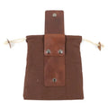 Portable Outdoor Waist Bag Wear-resistant PU Leather Foldable Hanging Storage Pouch for Cycling Running Camping Use Oasis Select A3