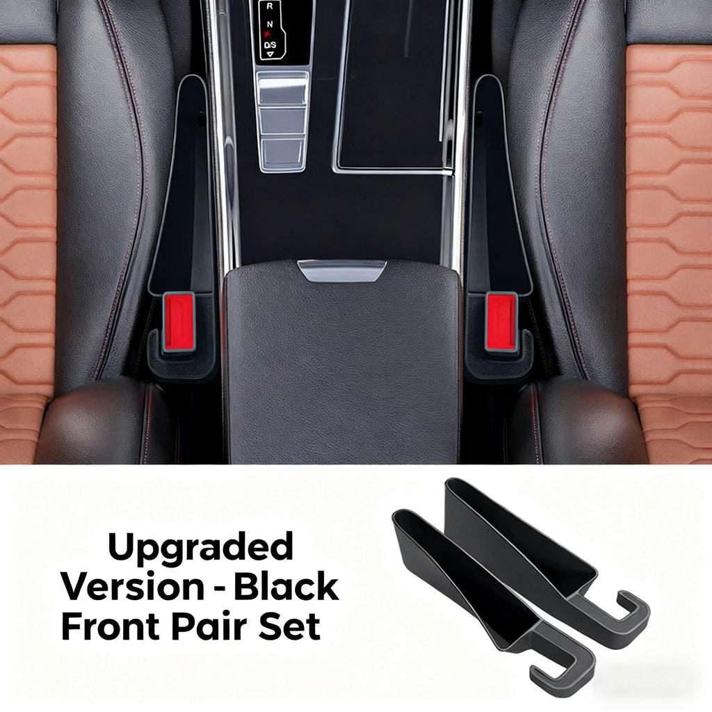 Car Seat Gap Filler Organizer Box with Charging Cable Slot
