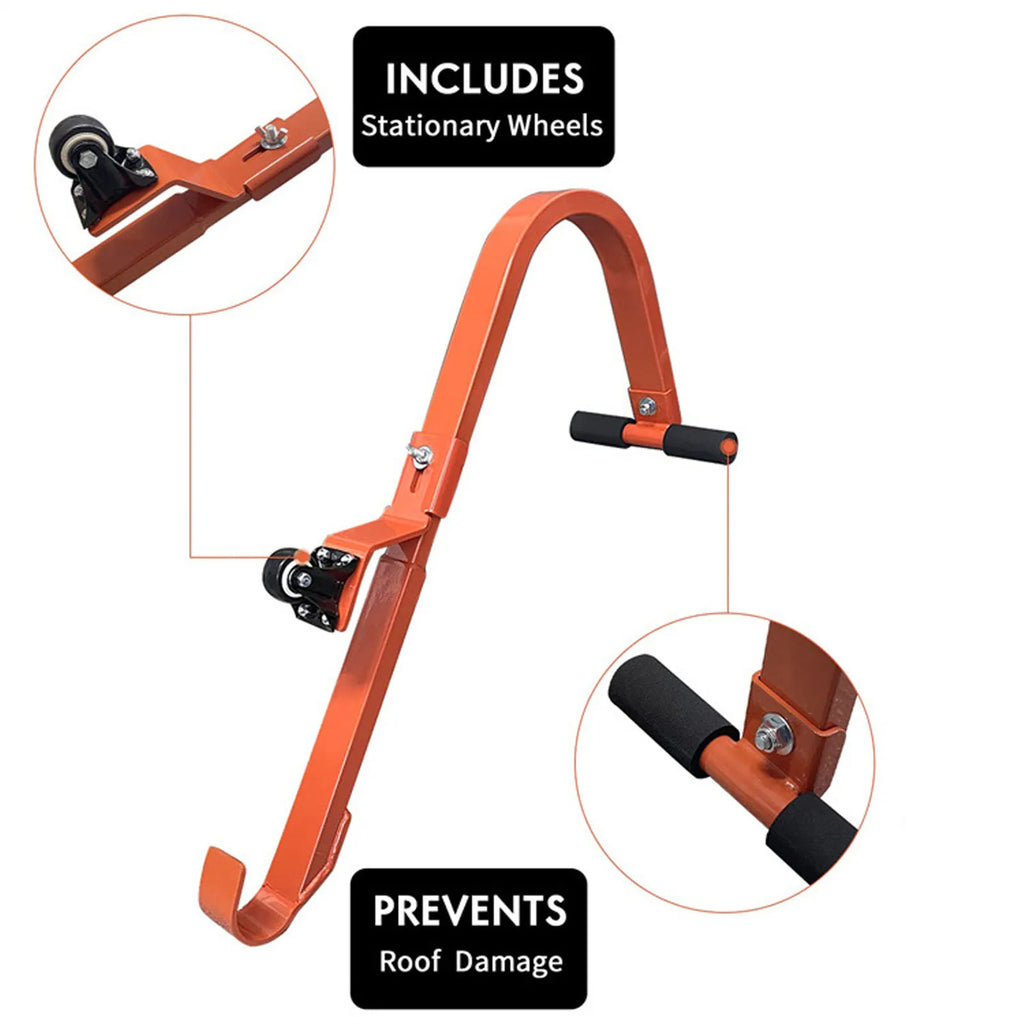 Ladder Roof Hook Alloy Steel Multifunctional Extension Ladder Stabilizer for Gutter Cleaner Roofer Painter Oasis Select