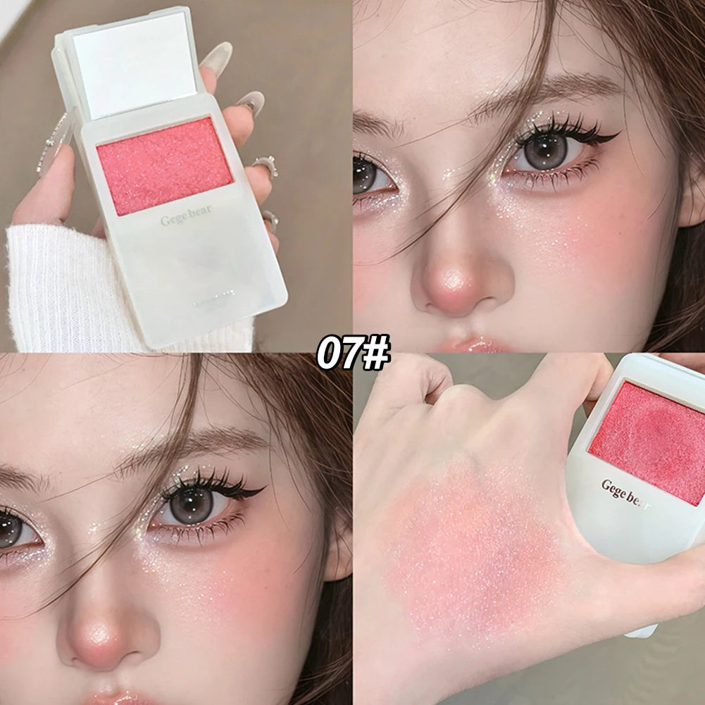 Floral Single Blush Low Saturation Matte Silky Texture Waterproof Sweatproof Long Lasting Daily Date Makeup Oasis Select 07